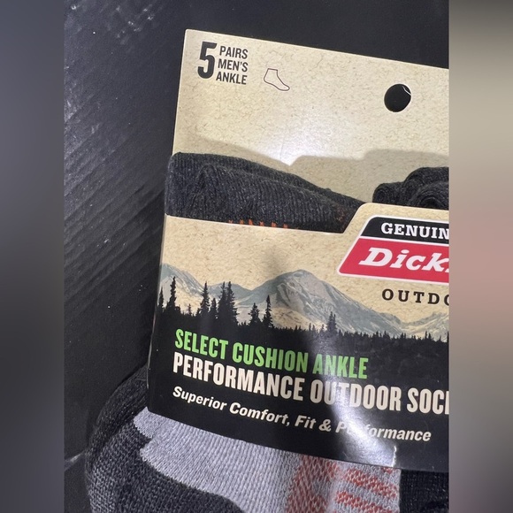 NEW NIP mens Dickies‎ grey socks 6-12 pack of 5 ankle - Picture 3 of 5
